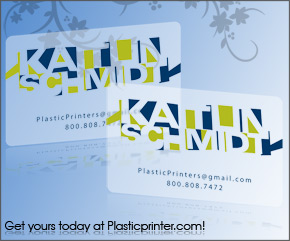 Frosted Plastic Card Printing Sample 11 
