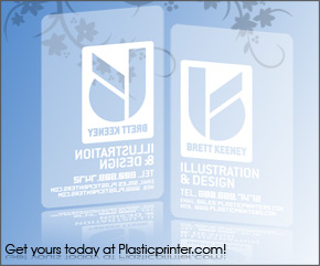 Frosted Plastic Card Printing Sample 12 