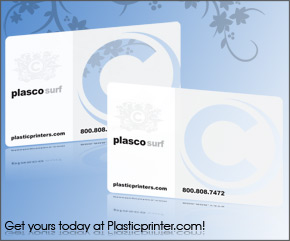 Frosted Plastic Card Printing Sample 7 